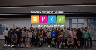 Emerge ranked among top five best places to work by Phoenix Business Journal 1 Phoenix Business Journal