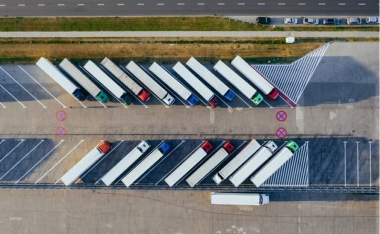 shipping trucks