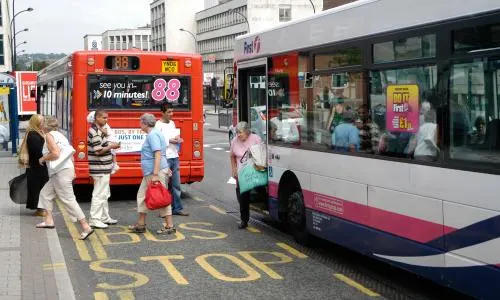 Britain buses and coaches must show audible and visual displays of their route and direction 1 Britain buses and coaches