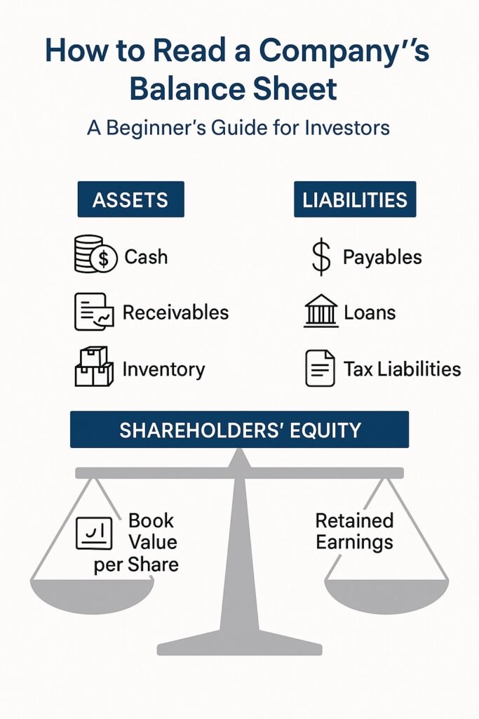 how to read a company’s balance sheet